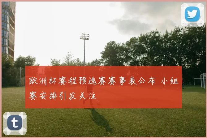 欧洲杯赛程预选赛赛事表公布 小组赛安排引发关注